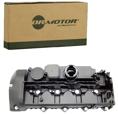DR.MOTOR AUTOMOTIVE DRM12908 Ventildeckel Zylinderkopfhaube mit Dichtungen mit Schrauben Kompatibel mit MERCEDES-BENZ C-Klasse Limousine W204 6460101130 6460102230 A6460101130
