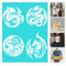 BEUNITONE 2 Stück Drachen Druckschablonen Chinesische Loong Druckvorlagen Siebdruckvorlage Drachenmuster Schablone Für Heimwerker Basteln Malen Spray Scrapbooking