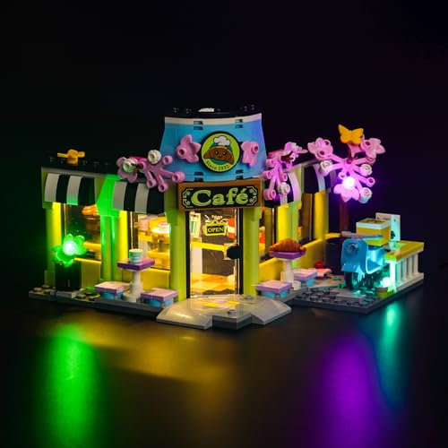 LED Light Set for Lego Friends Heartlake City Café 42618 (No Lego), Decoration Lighting Set for Lego Heartlake City Café Creative Toy
