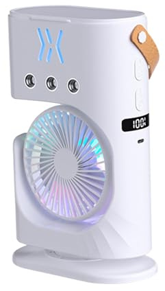 Spray Mist Fan - Electric Fan, Water Spray Mist Fan, Desktop Spray Water Fan | Hum Mist Cooling Fan
