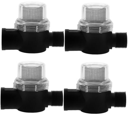 JECOMPRIS 4 Stück Wasserpumpenfilter tragbarer wasserfilter Wohnmobil-Wasserfilter Wohnmobil-Wasserpumpensieb Inline-Wasserfilter Sieb der Wasserpumpe Wasserfilter für Pumpe Stk