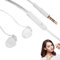Dtaigou Auriculares Suaves para Dormir con Cable, Auriculares para Dormir con Cable, Auriculares de Silicona, Auriculares internos con Cable con cancelación de Ruido para Dormir para Ordenador,