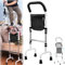 Canne, Béquilles Aide à Marche Aide Marche pour Personnes âgées Aide à S'asseoir Réglable en Hauteur Support Canne Quatre Pieds Canne Quatre Pieds Aide à Marche Aide Position Debout 73 à 92cm