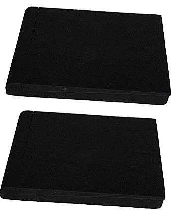 TOYANDONA 2pcs Speaker Isolation Pads Acoustic Soundproof Shockproof Mat for Studio Monitors Damping Cushion for Noise Control and Reduction