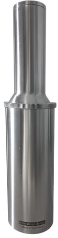 Salzrmühle Profi, Edelstahl Höhe 190mm, fixierbares Mahlwerk, Made in Germany; Marke: NoDeDe (NobleDesignDessau)