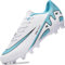 GOGOUP Zapatillas de Fútbol Mujer Spike Aire Libre Atletismo Entrenamiento Botas Profesionales Calzado de Fútbol Tacos de fútbol Deportivas Unisex Blanco 44 EU