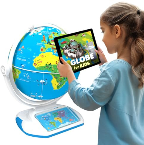 PlayShifu Orboot Earth Explorer – Interactive AR Globe for Kids Ages 4+ | 400+ Wonders, 1000+ Facts | Constellation Mode, Games & Magic Stylus | Educational STEM Toy for Future Scientists