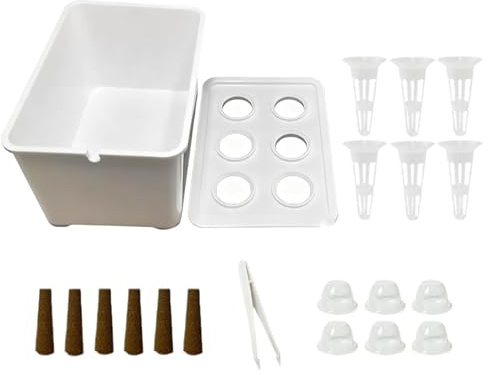 Anzucht-Set, Anzuchtmaterial für Anfänger | Pflanzbox für den Innengarten, für Salat, Blumen, Balkon, Beet, Hotel, Wohnung