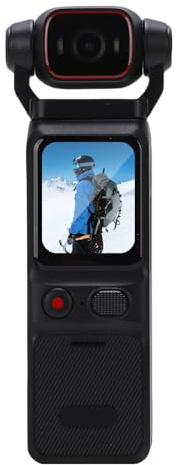 Plyisty 4K-Handvideokamera mit 140°-Weitwinkelobjektiv, 6-Achsen-Gyro-Stabilisierung, 1,69-Zoll-Touchscreen, WiFi-APP-Steuerung für Reise-Vlog-Videoaufzeichnung