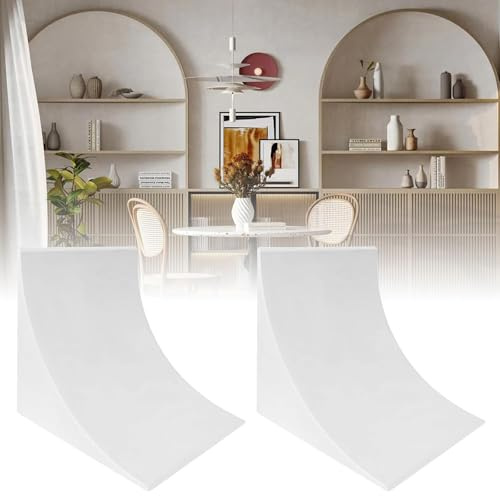 Xalteafe Abgerundetes TüRbogen-Set Rundbogen-Set,Schaumstoff-TüRbogen-Zierleisten-Set,Vorgefertigtes TüRbogen-Set,Glatte,Ebene Kanten,FüR Eingangsbereich/Schlafzimmer