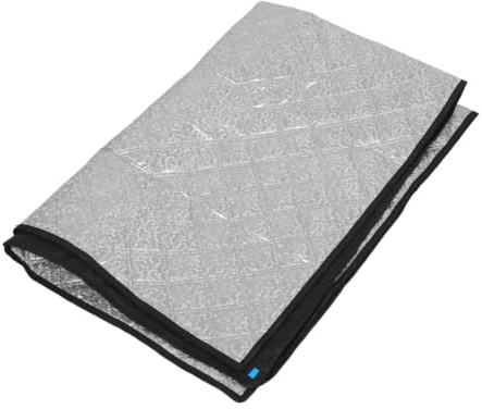 Luxshiny Commercial Chest Freezer Cover Silver Aluminum Foil 63x39.4in | Tailored Shape, High-reflectivity Finish, Reusable Lightweight Build for Outdoor Environments and Shops