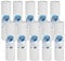 10 x Melt-Blown 5 Micron Polypropylene 10” x 2.5 Filter Cartridge for Sediment Absorption of Sand, Silt, Rust and Suspended Particles from Potable Cold Water