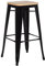 SKLUM Barhocker (76 cm) LIX Holz Schwarz Natur