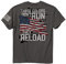 Buck Wear Herren T-Shirt Colors Reload, Baumwolle, Anthrazit, Herren Unisex-Erwachsene, 2055-LG, anthrazit, Large