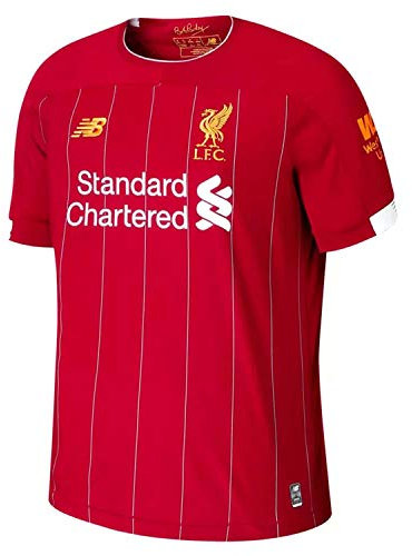 New Balance Offizielles Heimtrikot Liverpool FC, Saison 2019/20, für Herren, Kurzarmshirt M rot