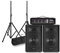 Complete PA System Package for Bands - Portable 1000W Live Music Audio Setup with Mixer Amplifier, Passive Speakers, Bluetooth Streaming, Height Adjustable Stands & Cables Included