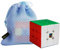 OJIN MoYu MoFang JiaoShi Meilong M Würfel 3x3 Würfel Würfel Klassenzimmer Meilong 3 M 3x3x3 Reibungslos Puzzle Brain Teaser Würfel Puzzle mit einem Würfelbeutel (3X3 Mehrfarbig)