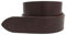 Wechselgürtel aus Vollrindleder ohne Schnalle 4 cm | Druckknopf-Gürtel für Damen Herren 40mm | Leder-Gürtel 4cm | Braun 125cm