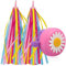 mciskin Kinderfahrräder Zubehör 1 Stück Fahrradklingel Sonnenblume Geformt Fahrradglocke und 2 Stück Kinder Fahrrad Quaste Fahrrad Lenker Banner Baby Carrier Zubehör (bunt)