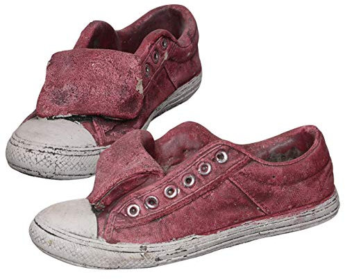 Nature by Kolibri Pots de Fleurs, Bac à Fleurs décoratives, Jardinères Chaussures, 2 Baskets en béton, Rose, 27x11x10cm