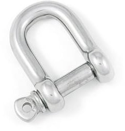 Grillo dritto Ø 6 mm. in acciaio Inox A4 - AISI 316-2 pz.