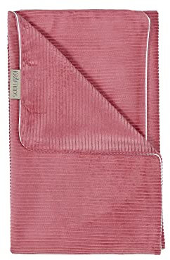 KraftKids Babydecke in Cord Breitcord Rosa, Kuscheldecke 70 cm x 100 cm, 100% Musselin Stoff mit Liebe handgefertigt in der EU