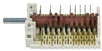 ensipart Backofenschalter für Herd oder Backofen Wahlschalter kompatibel wie Amica 1033941 Dreefs 11HE-149
