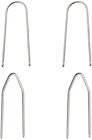 LYITZW 4 Pcs Clé Extraction autoradio Clés d'extraction de démontage autoradio tiroir Outil de déverrouillage d'autoradio Acier Inoxydable Clef Extraction Autoradio