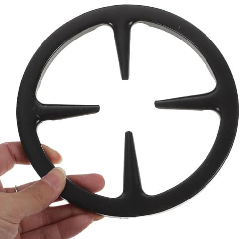 UPKOCH Placa De Cocina De Gas De Hierro Fundido 2 Uds. Reductor De Anillo De Gas Soporte Para Cafetera Soporte Para Estante Rejilla Para Quemador De Estufa De Gas Para Cafetera Máquina
