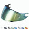 Everalo Visiere Casque Compatible avec Shark Spartan - Spartan 1.2 - Skwal - Skwal 2 - D Skwal - Ecran VZ160 VZ165 Pinlock Ready - Visière Anti-Rayures (Or)
