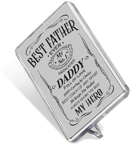 Best Father Ever, Gifts for Dad, Fridge Magnet.