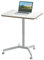 Leitz Ergo Compact Workstation Kleiner Höhenverstellbarer Sitz-/Steh-Schreibtisch, 80 x 60 cm, Mobiles Stehpult mit Rollen, Belastbar bis 20 kg, Für Büros, Desk Sharing, Home Office, Weiß, 65360001