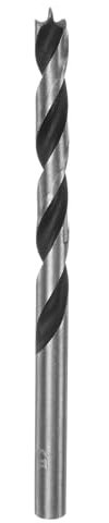 QUARKZMAN Forets de Centrage Brad Point 5,5 mm (14/64) Dia Tige Droite Ronde Foret Métrique Brad Point 2,4 Profondeur de Perçage Forets Hélicoïdaux en Spirale pour Menuisier Bois