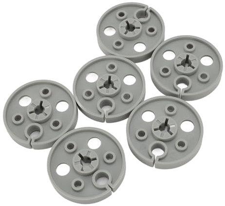 Reel-to-Reel-Tape-Controller, Ersatz 6 Stück 8,2 Mm ID NAB-Nabe Verschleißfest für 1/4 7 Zoll Reel-to-Reel-Tonbandgeräte (GREY)