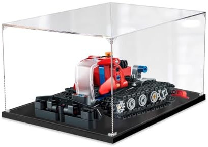 Espositore in acrilico, per modelli Lego 42148, antipolvere, trasparente, da collezione, (solo scatola espositiva) (3 mm)