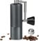 TIMEMORE Chestnut C2 Fold Manual Coffee Grinder, Adjustable Stainless Steel Conical Burr, Patented Foldable Handle, Hand Coffee Grinder for Pour Over Coffee, French Press, Gray