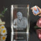 3D-Kristall-Foto, personalisierte Rechteck-Kristall-Fotorahmen, personalisierte graviert mit Ihrem Foto Geschenk, Personalisierte Weihnachten, Papa, Mutter Geschenke für Frauen, Männer, Mama, Papa