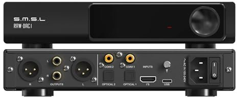 S.M.S.L RAW-DAC1 Décodeur MQA-CD AK4191+AK4499EX Prise en charge LDAC XU316 32 bits/768 kHz DSD512 DAC