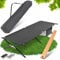 HAINBAUR Feldbett XXL 200kg belastbar 210x70 [mit Montagetool] – Campingbett, Campingliege faltbar leicht, Feldbett klappbar, Camping Bett