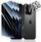 Fynorao 3+3 Stück Sichtschutz Panzer Schutz Glas für iPhone 16 Pro, Anti-Spähen Gehärtetes Glas Schutzfolie und Kameraschutz, Panzerglas Displayschutzfolie, 9H Härte, Anti- Kratzer