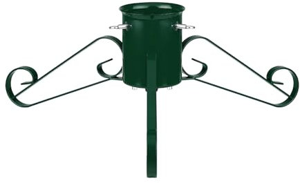 Trendi Christmas Tree Stand/Fits Trees Up To 2M Tall & 7.8CM Diameter/Holds 2L of Water (New Green Style)
