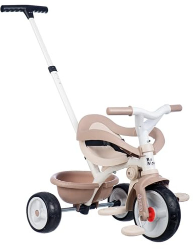 Smoby - Be Move Komfort Beige - Fahrzeug für Kinder ab 10 Monate - Mitwachsend – Schubstange