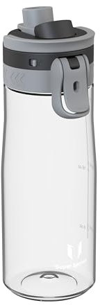 Super Sparrow Trinkflasche - Tritan Wasserflasche - 750ml - BPA-frei - Ideale Sportflasche - EIN-klick Schnellfluss TouchGulp Trinkflaschen - Leicht, Nachhaltig