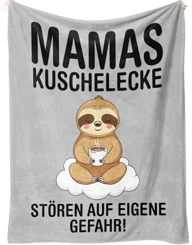 SECOGM Geschenke für Mama, Geburtstagsgeschenk für Mama, Danke Mama Geschenk, Geschenk Mama Geburtstag Flanelldecke für Mutter von Tochter Sohn zum Weihnachten, Neujahr, Muttertagsgeschenke