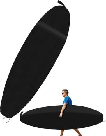 Opdestn Surfboard Reisetasche | Shortboard Hülle | Transportüberzug mit Kordelzug für Bodyboard & Surfboard Schutz Aufbewahrung Wassersport