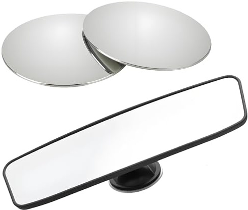 Rear View Mirror For Driving Test, 2 Blind Spot Mirrors | Interior Rear View Mirror, Driving Instructor Mirror Driving Instructor Test Lesson Mirrors for Learners SUVs