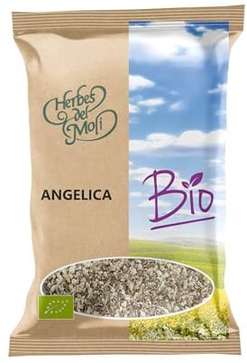 Angélica Raíz Bio 60g | Herbes del Molí | Planta Medicinal Ecológica | Infusiones Digestivas y Bienestar Natural | Agricultura Ecológica Certificada