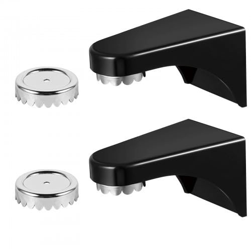 Porte-Savon Magnétique 2 Pièces, sans Percer avec 4 Couvercles Fleurs, Support de Savon Murale pour Salle de Bain ou Cuisine, Noir (7.6x4.3x4.3cm)