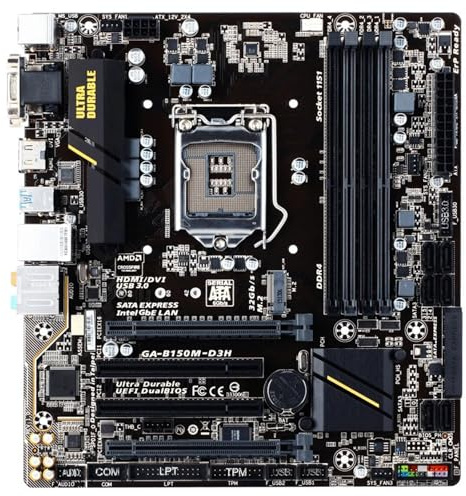 Scheda madre Fit For Gigabyte GA-B150M-D3H Scheda madre Micro ATX LGA 1151 DDR4 da 64 GB