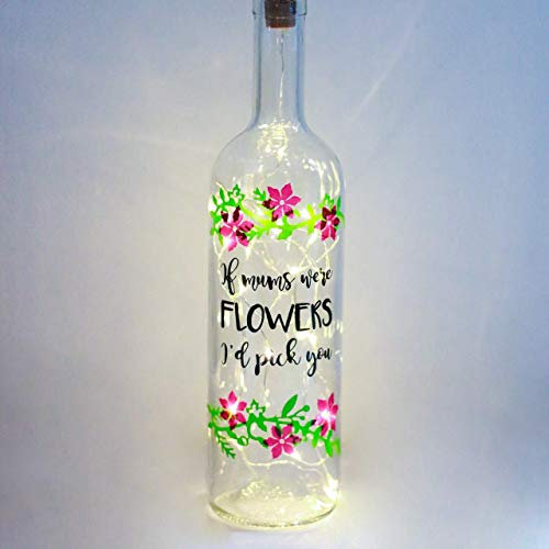 Unique Birthday Gifts For Mum, Mother's Day Presents, Birthday Bottle Light with Fairy Lights